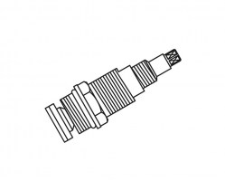 MONTURA 1/2" LLAVE DE PASO TRES